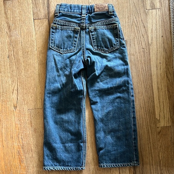 GAP Blue Relaxed Fit Jeans Plaid Lined 4T - Picture 6 of 6